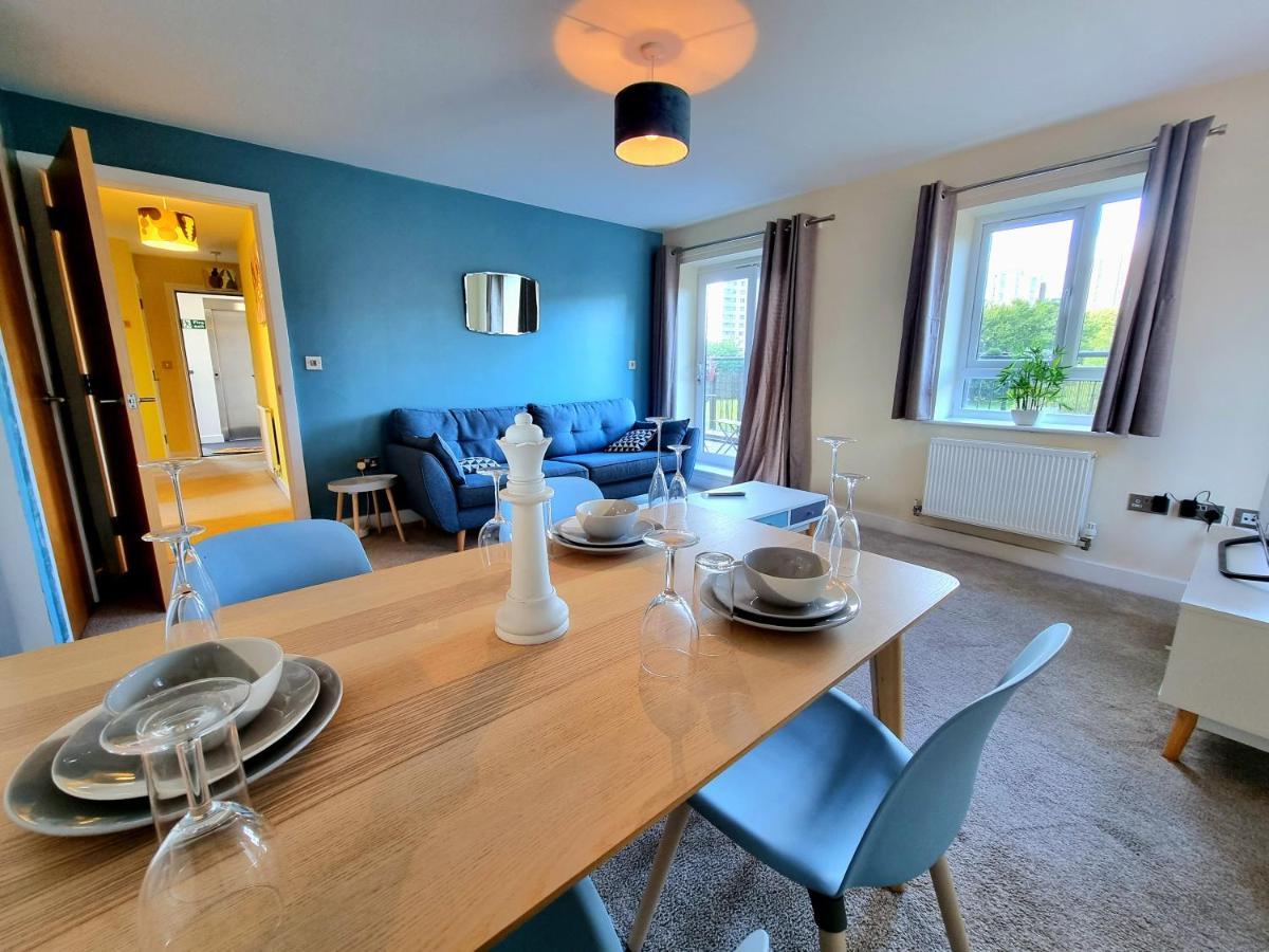 Luxury 2-Bedroom Service Apartment With Balcony Manchester Esterno foto